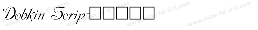 Dobkin Scrip字体转换
